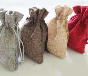 Multicolor Jute Pouch